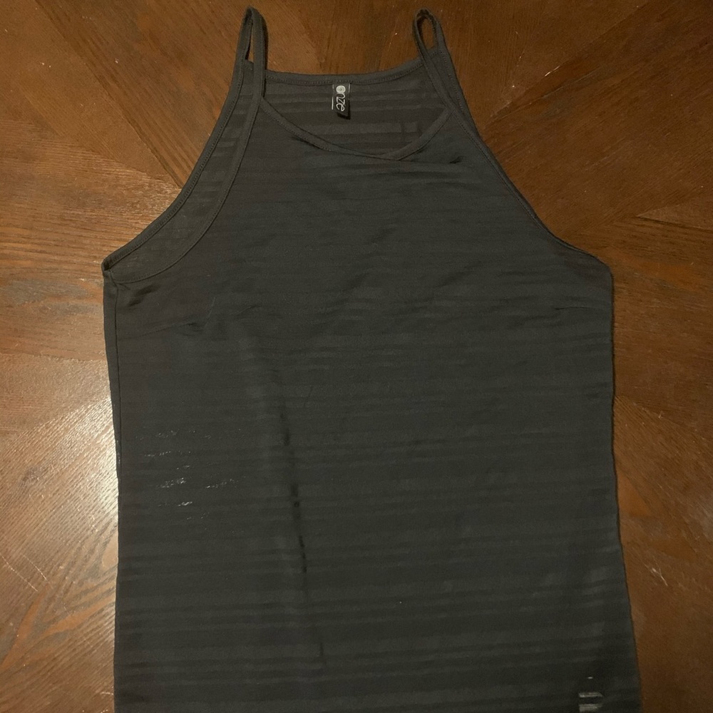 High Neck Sheer Tank - One Size